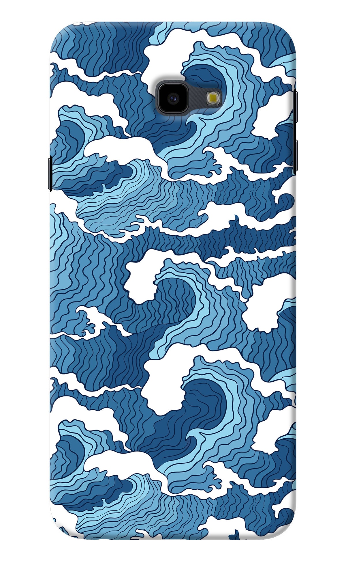 Blue Waves Samsung J4 Plus Back Cover