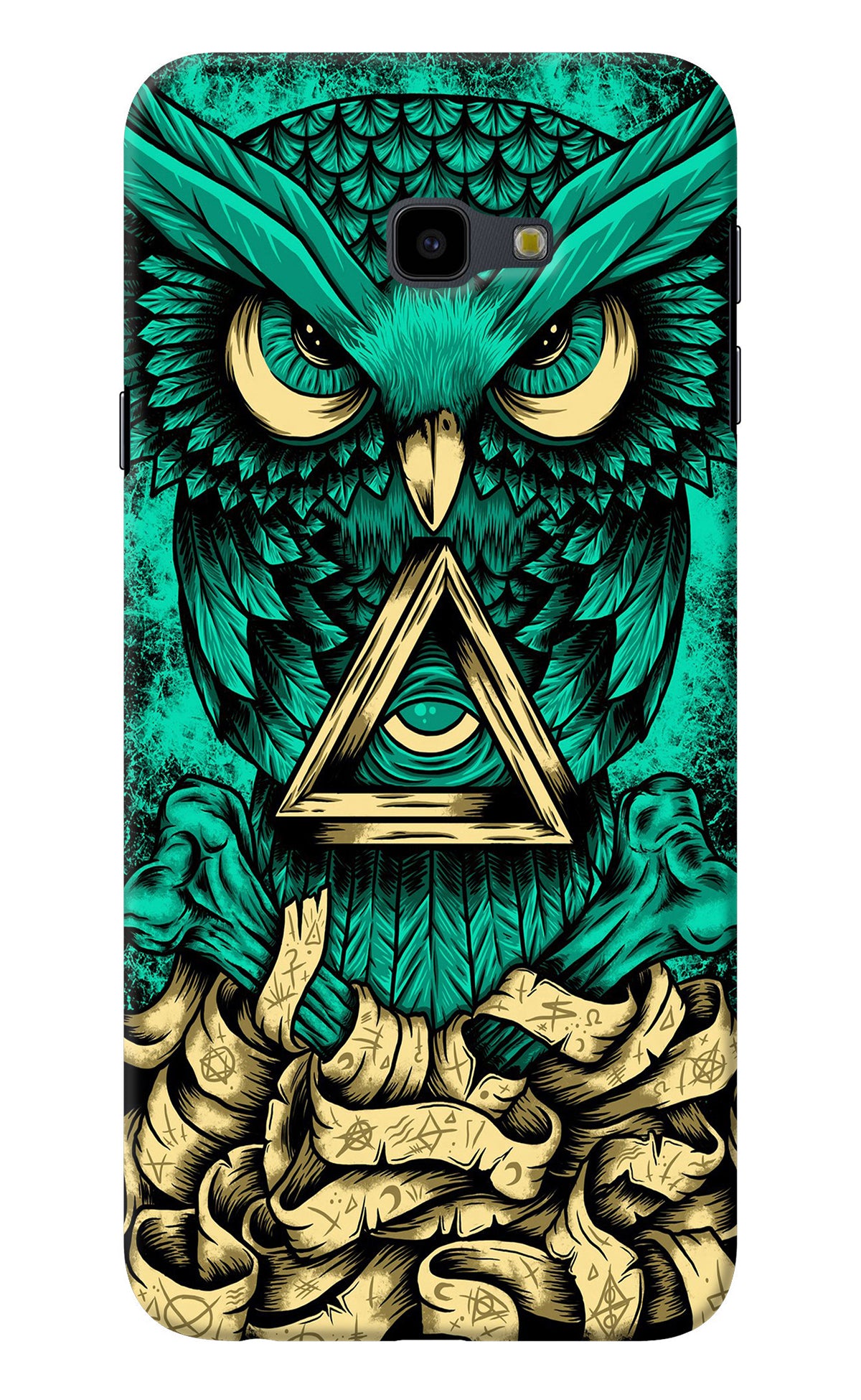 Green Owl Samsung J4 Plus Back Cover