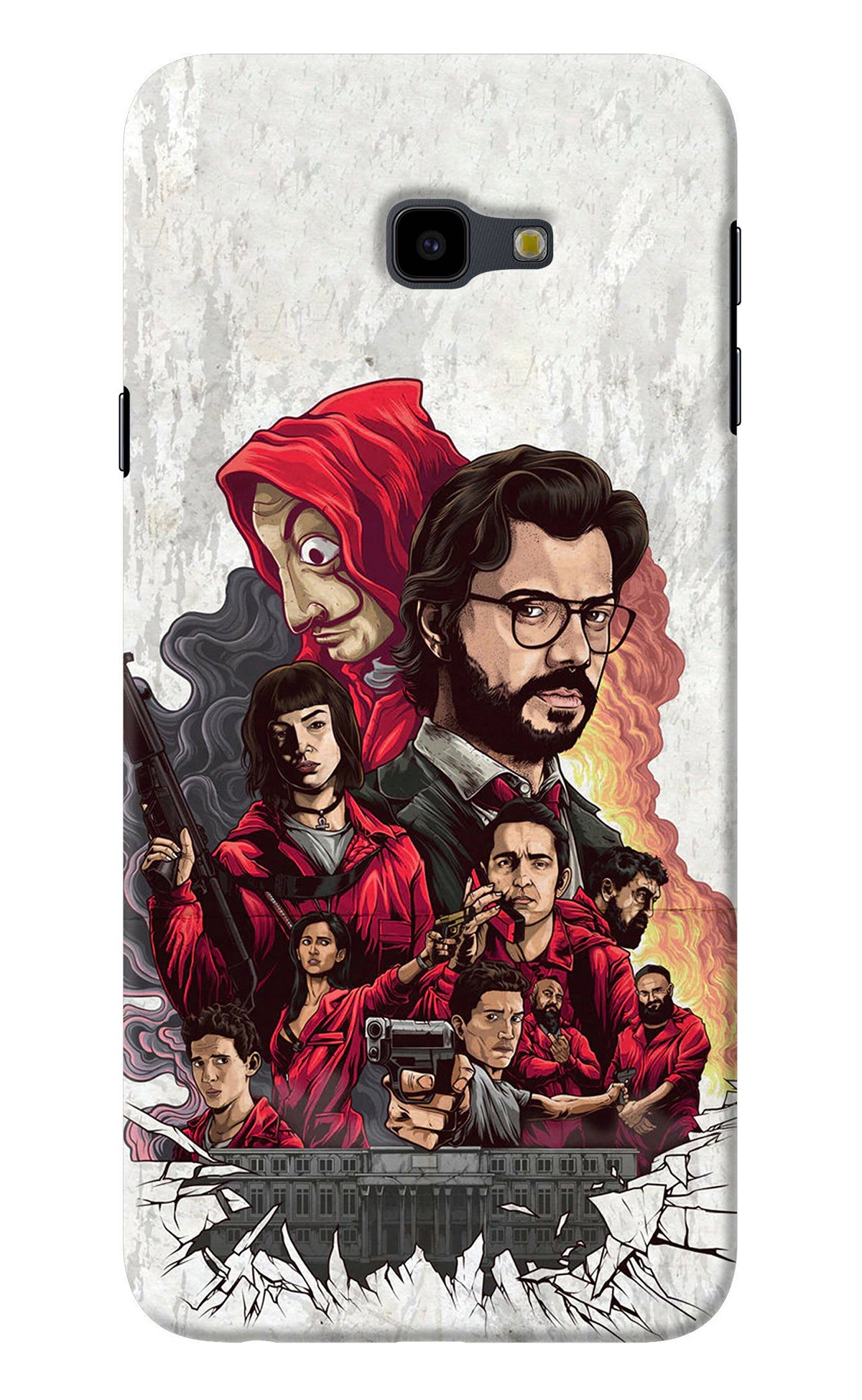 Money Heist Artwork Samsung J4 Plus Back Cover