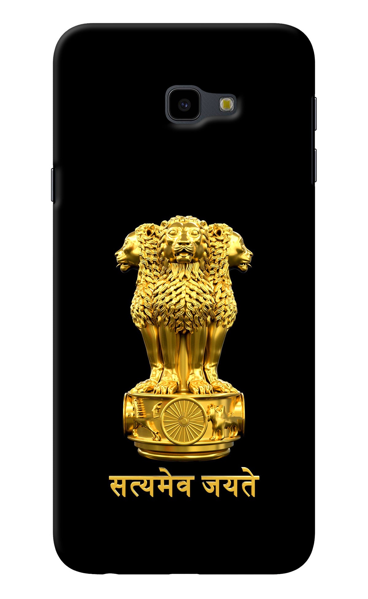 Satyamev Jayate Golden Samsung J4 Plus Back Cover