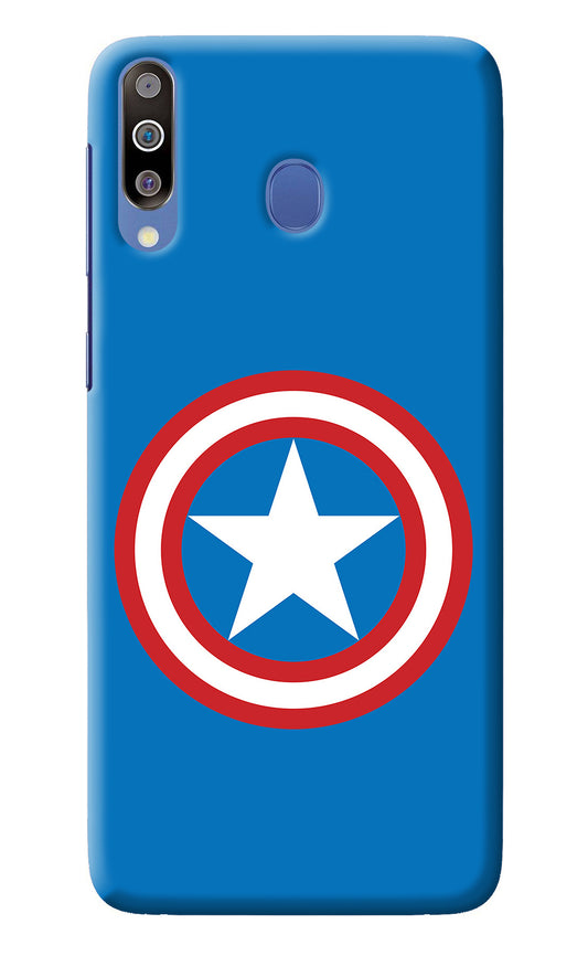 Captain America Logo Samsung M30/A40s Back Cover