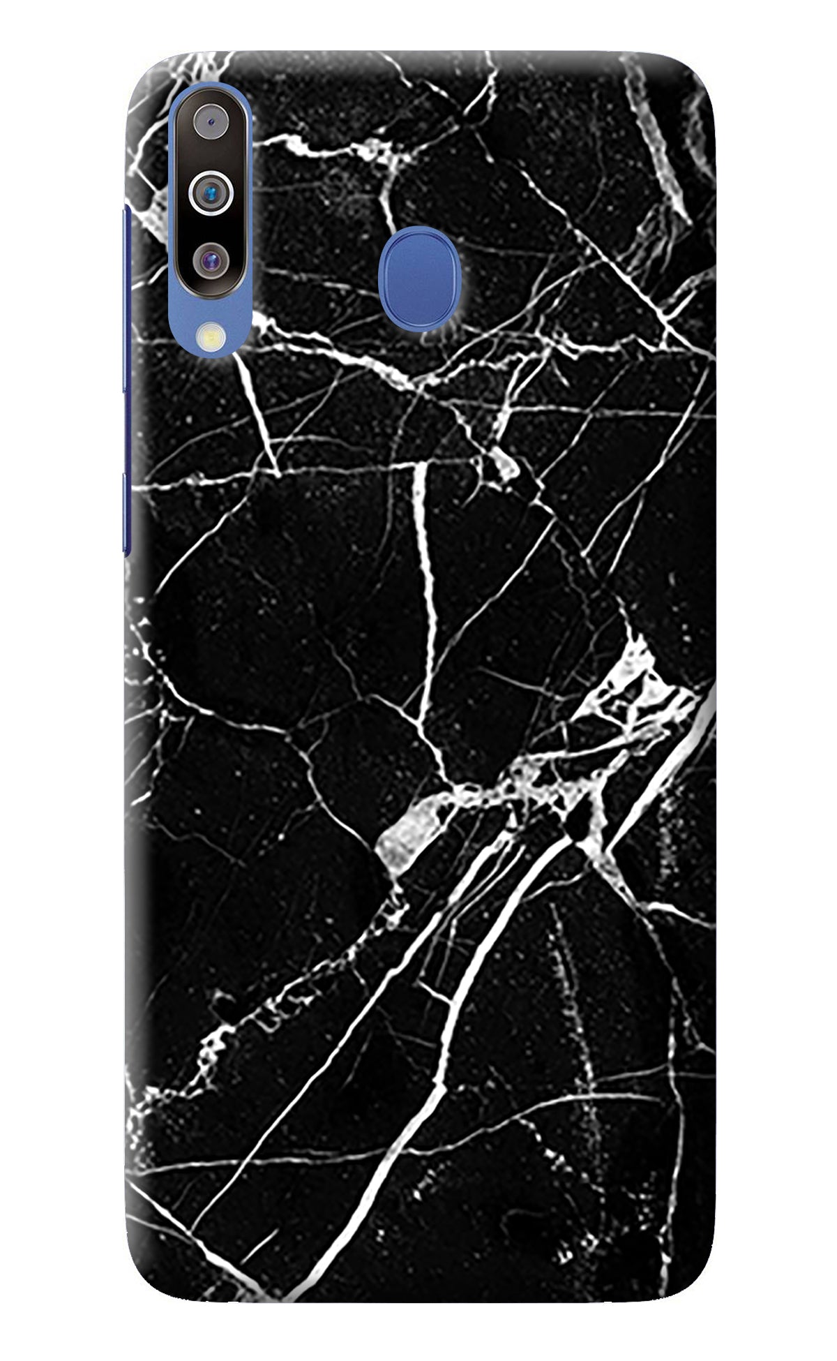 Black Marble Pattern Samsung M30/A40s Back Cover