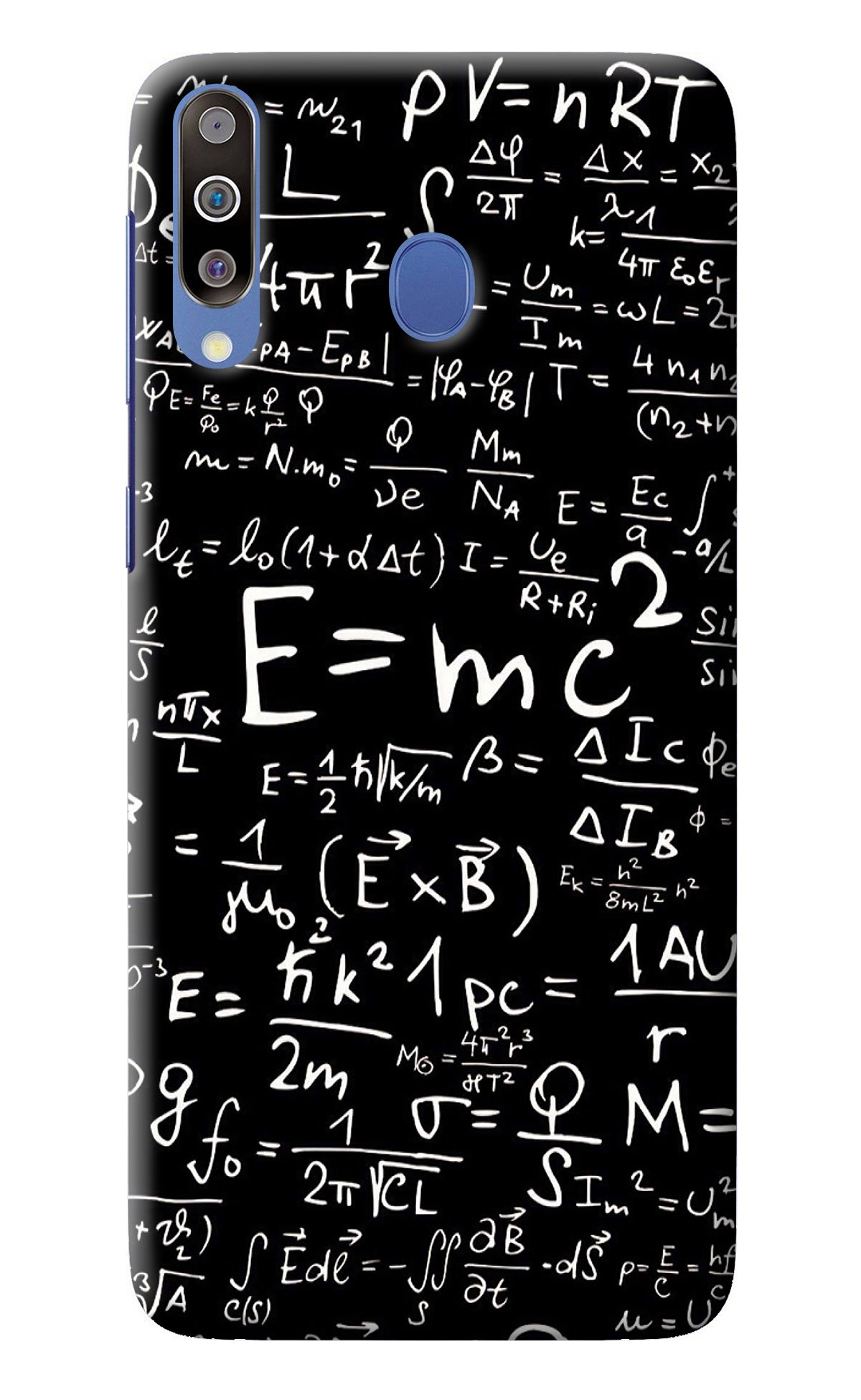 Physics Albert Einstein Formula Samsung M30/A40s Back Cover