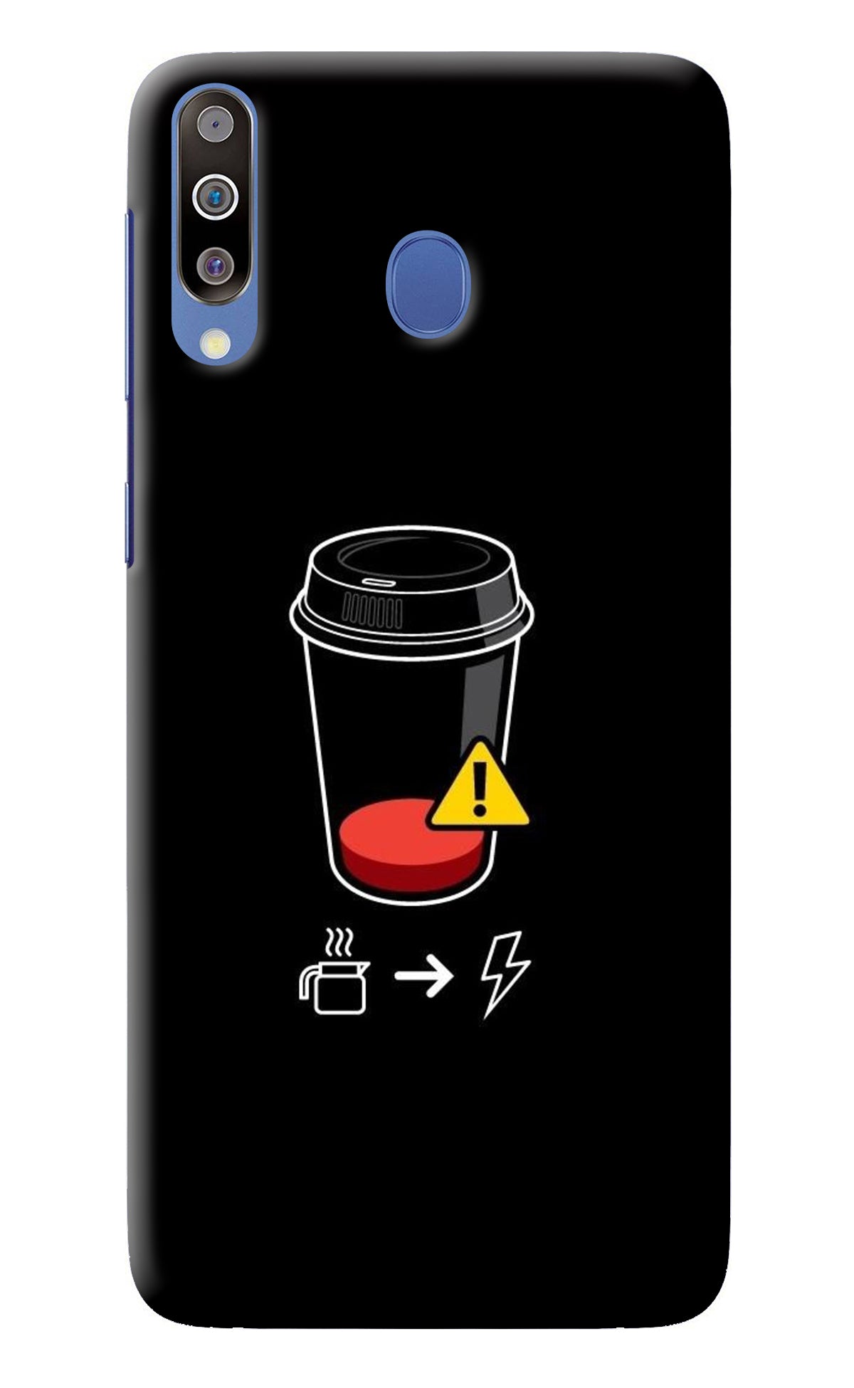 Coffee Samsung M30/A40s Back Cover