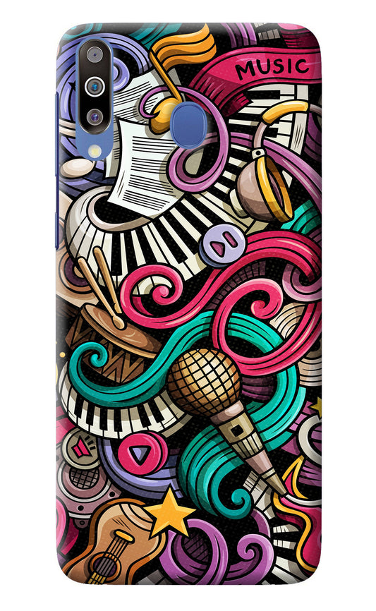 Music Abstract Samsung M30/A40s Back Cover