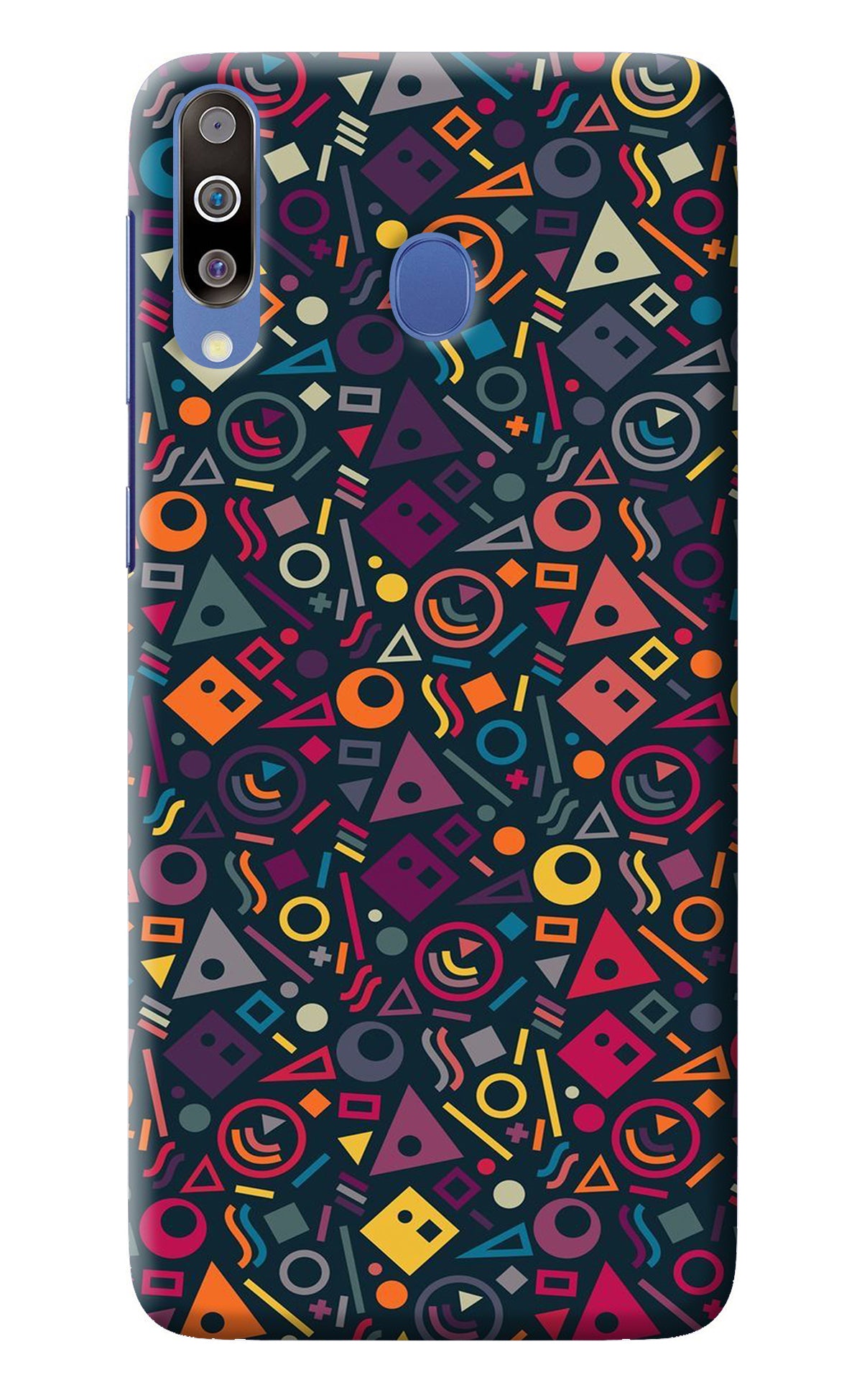 Geometric Abstract Samsung M30/A40s Back Cover