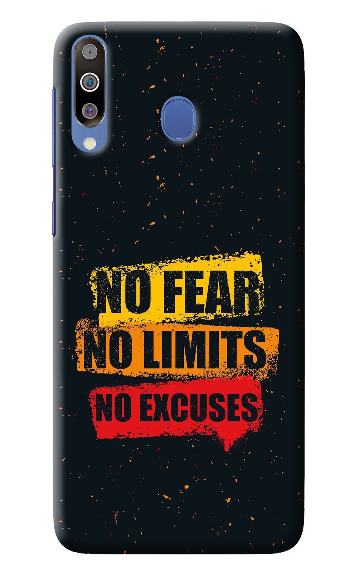 No Fear No Limits No Excuse Samsung M30/A40s Back Cover