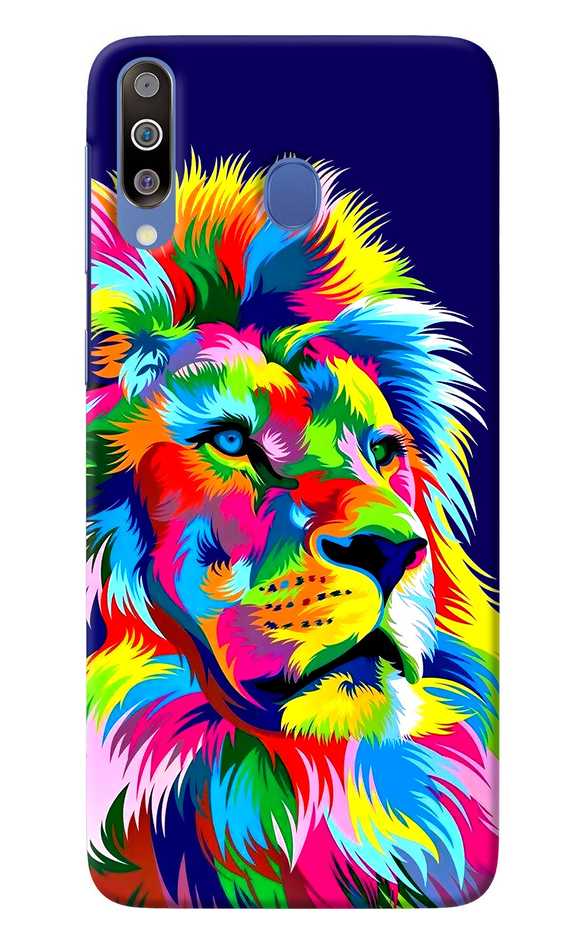 Vector Art Lion Samsung M30/A40s Back Cover