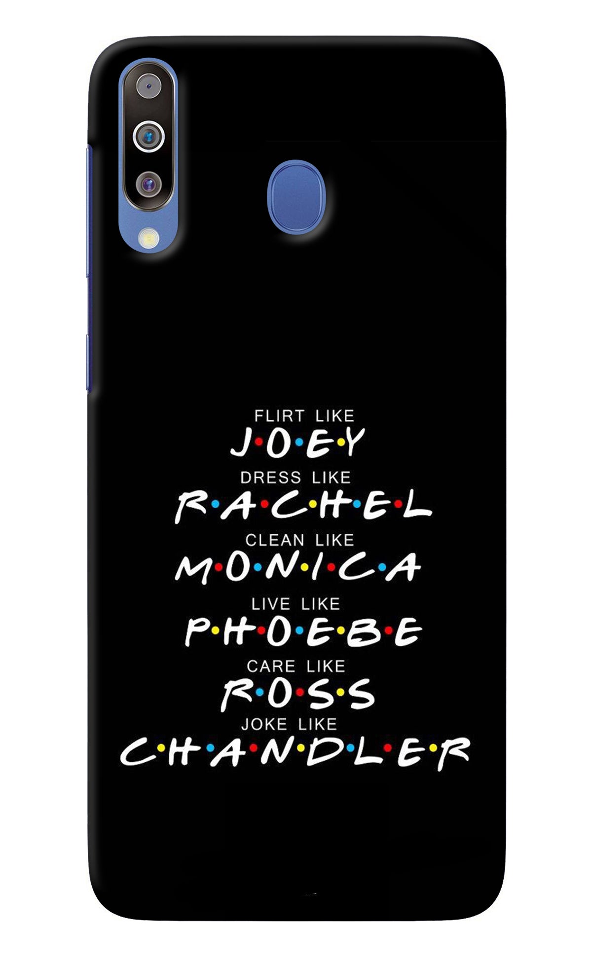 FRIENDS Character Samsung M30/A40s Back Cover