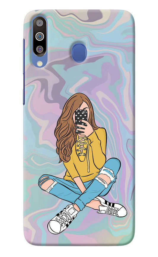 Selfie Girl Samsung M30/A40s Back Cover