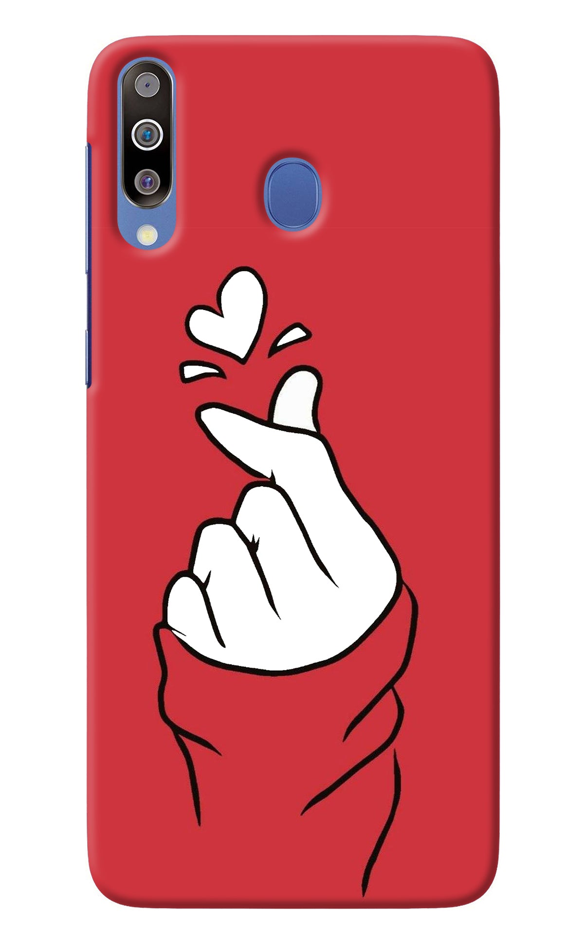 Korean Love Sign Samsung M30/A40s Back Cover