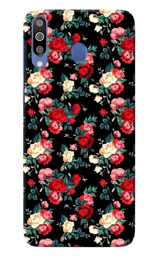 Rose Pattern Samsung M30/A40s Back Cover