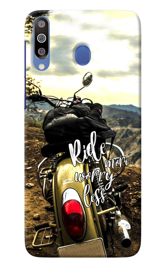 Ride More Worry Less Samsung M30/A40s Back Cover