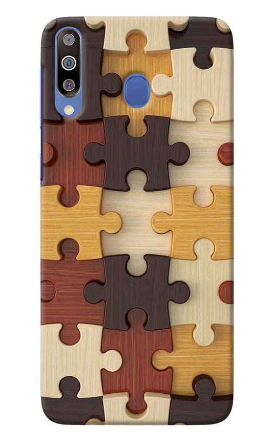 Wooden Puzzle Samsung M30/A40s Back Cover