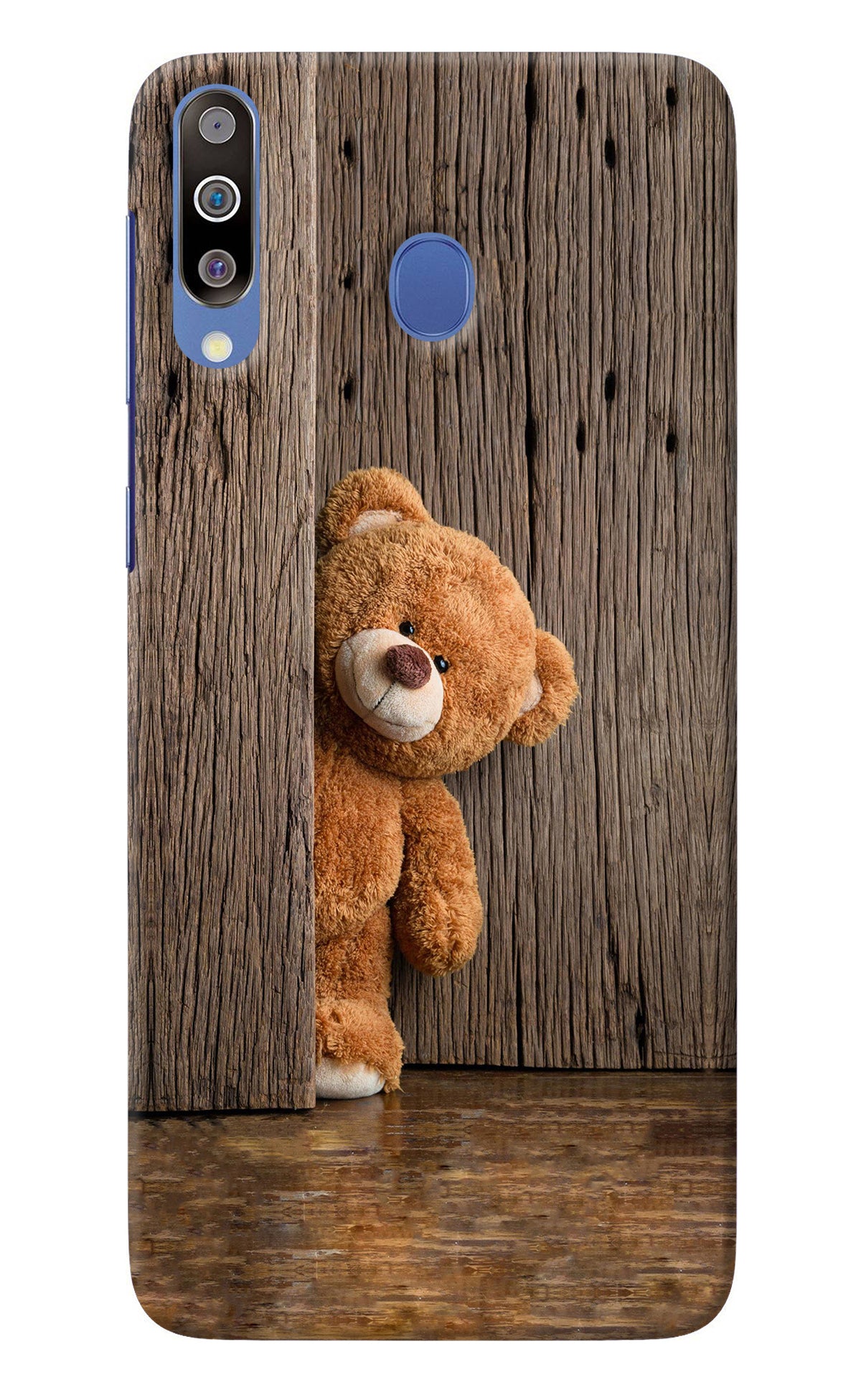 Teddy Wooden Samsung M30/A40s Back Cover