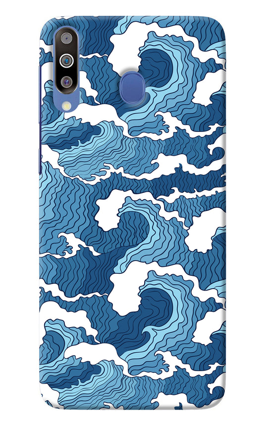 Blue Waves Samsung M30/A40s Back Cover