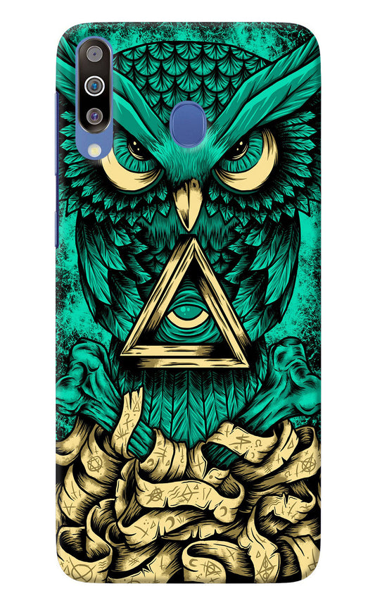 Green Owl Samsung M30/A40s Back Cover
