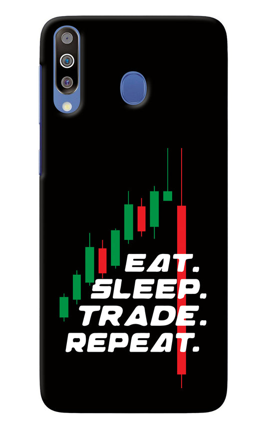 Eat Sleep Trade Repeat Samsung M30/A40s Back Cover