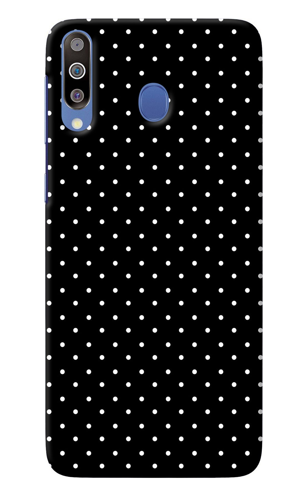 White Dots Samsung M30/A40s Back Cover