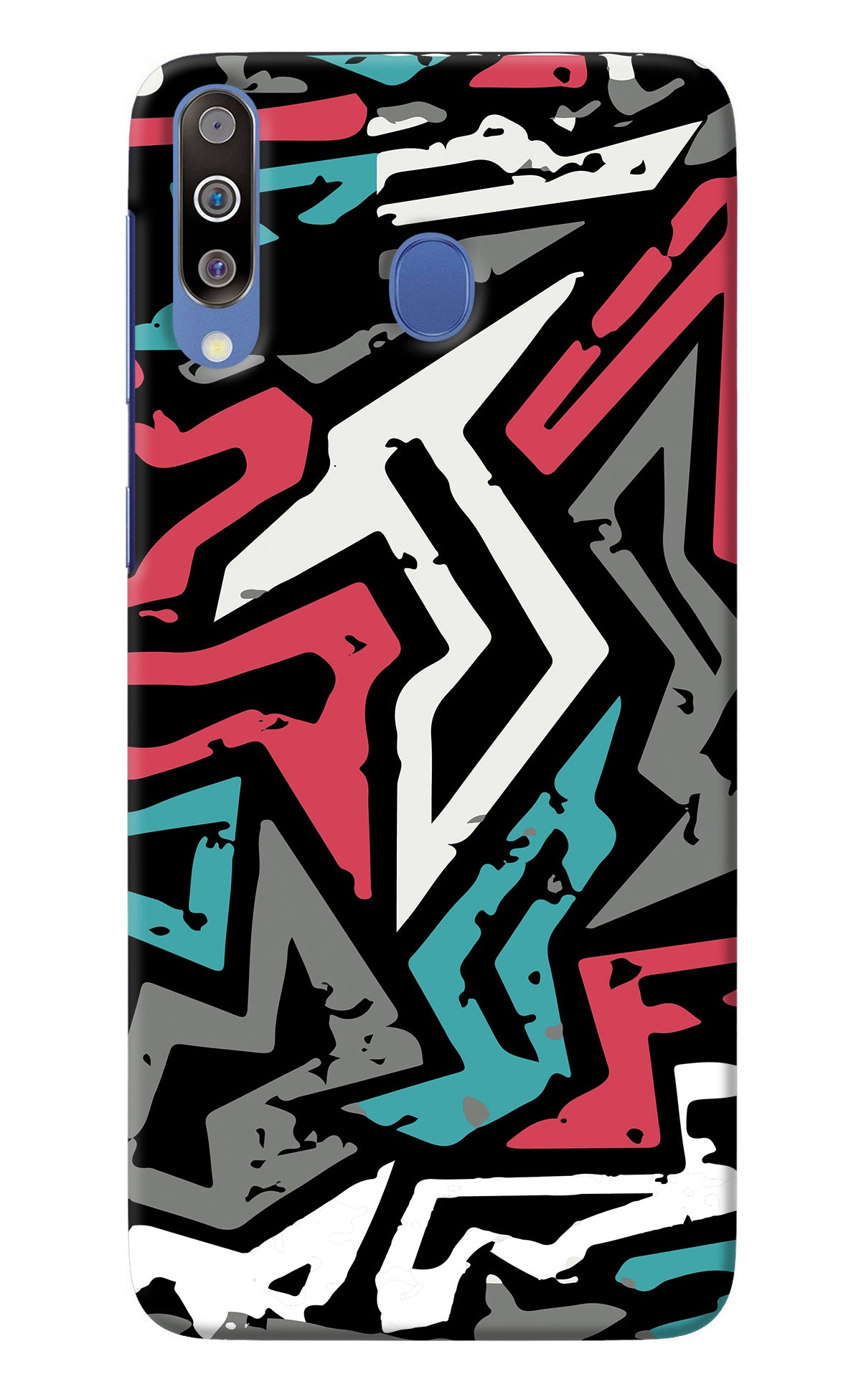 Geometric Graffiti Samsung M30/A40s Back Cover