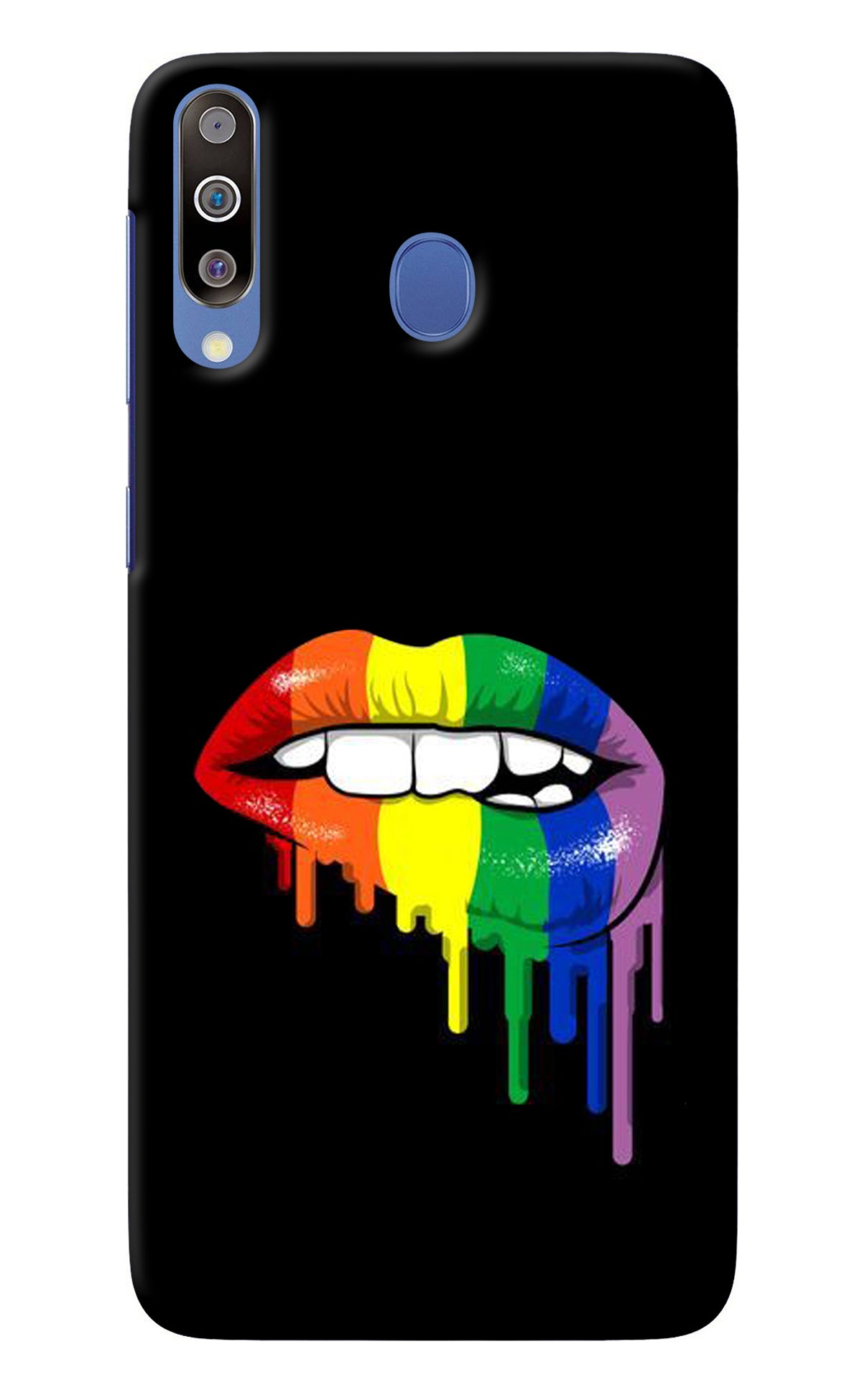 Lips Biting Samsung M30/A40s Back Cover