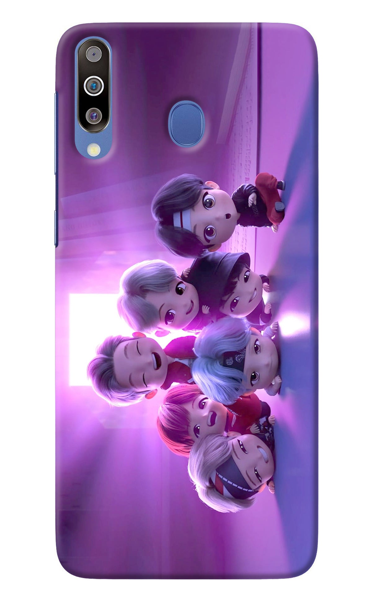 BTS Chibi Samsung M30/A40s Back Cover