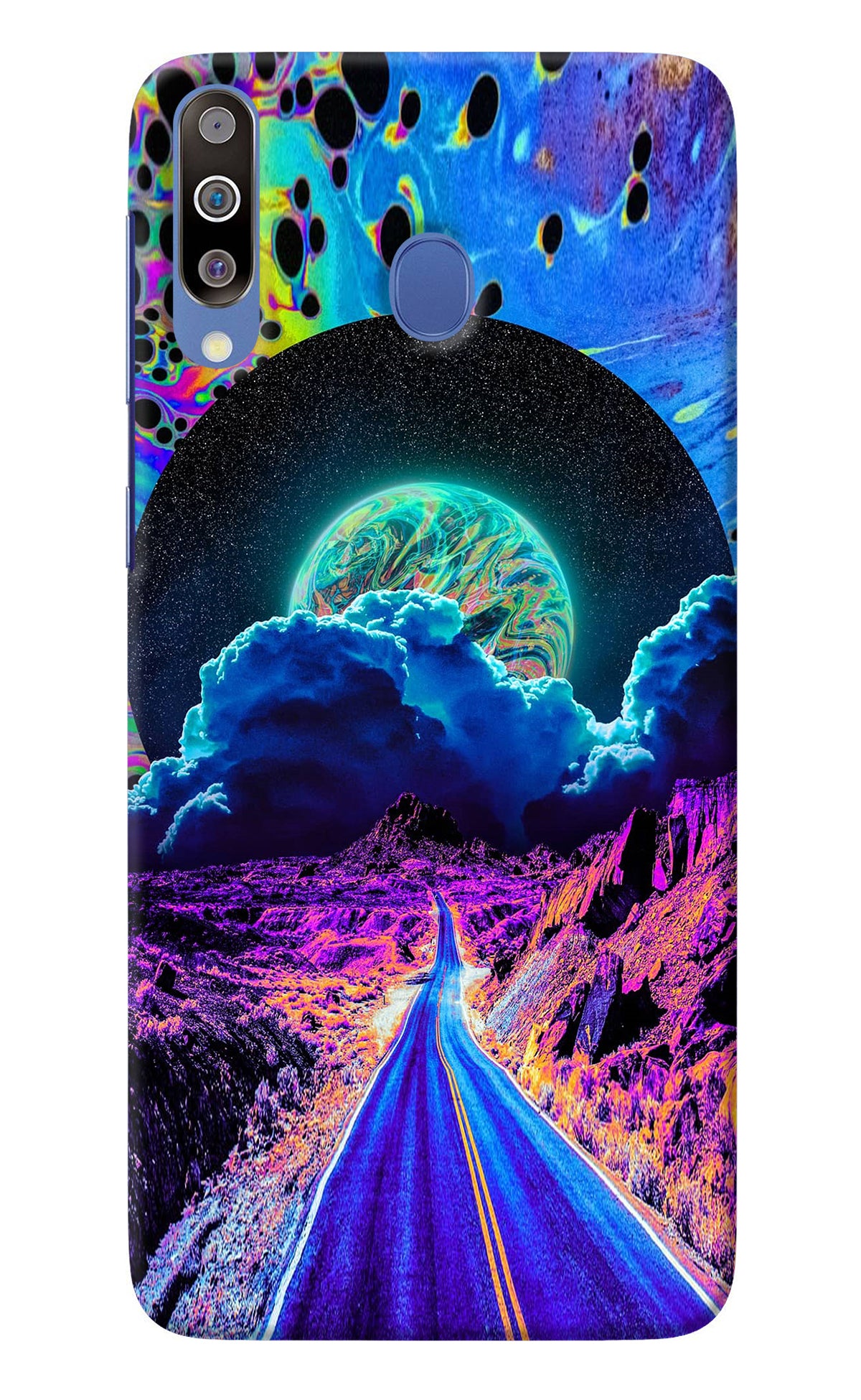 Psychedelic Painting Samsung M30/A40s Back Cover