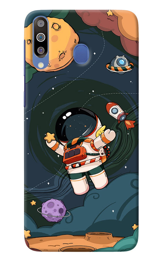 Cartoon Astronaut Samsung M30/A40s Back Cover