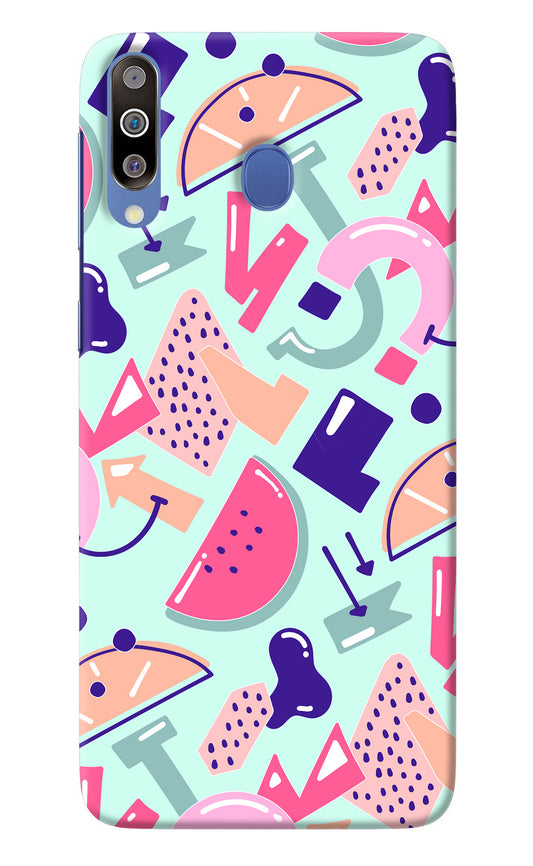 Doodle Pattern Samsung M30/A40s Back Cover