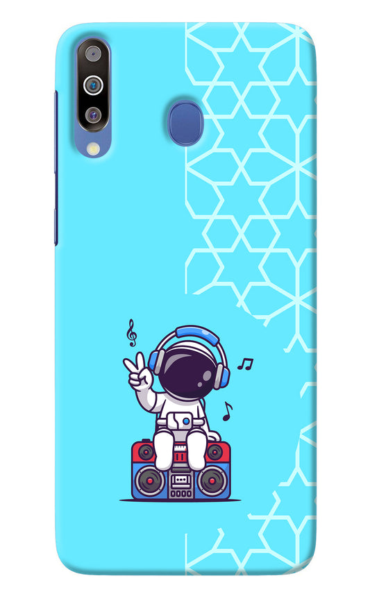 Cute Astronaut Chilling Samsung M30/A40s Back Cover