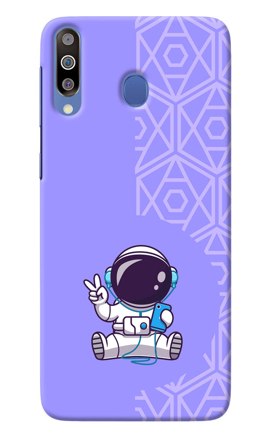 Cute Astronaut Chilling Samsung M30/A40s Back Cover