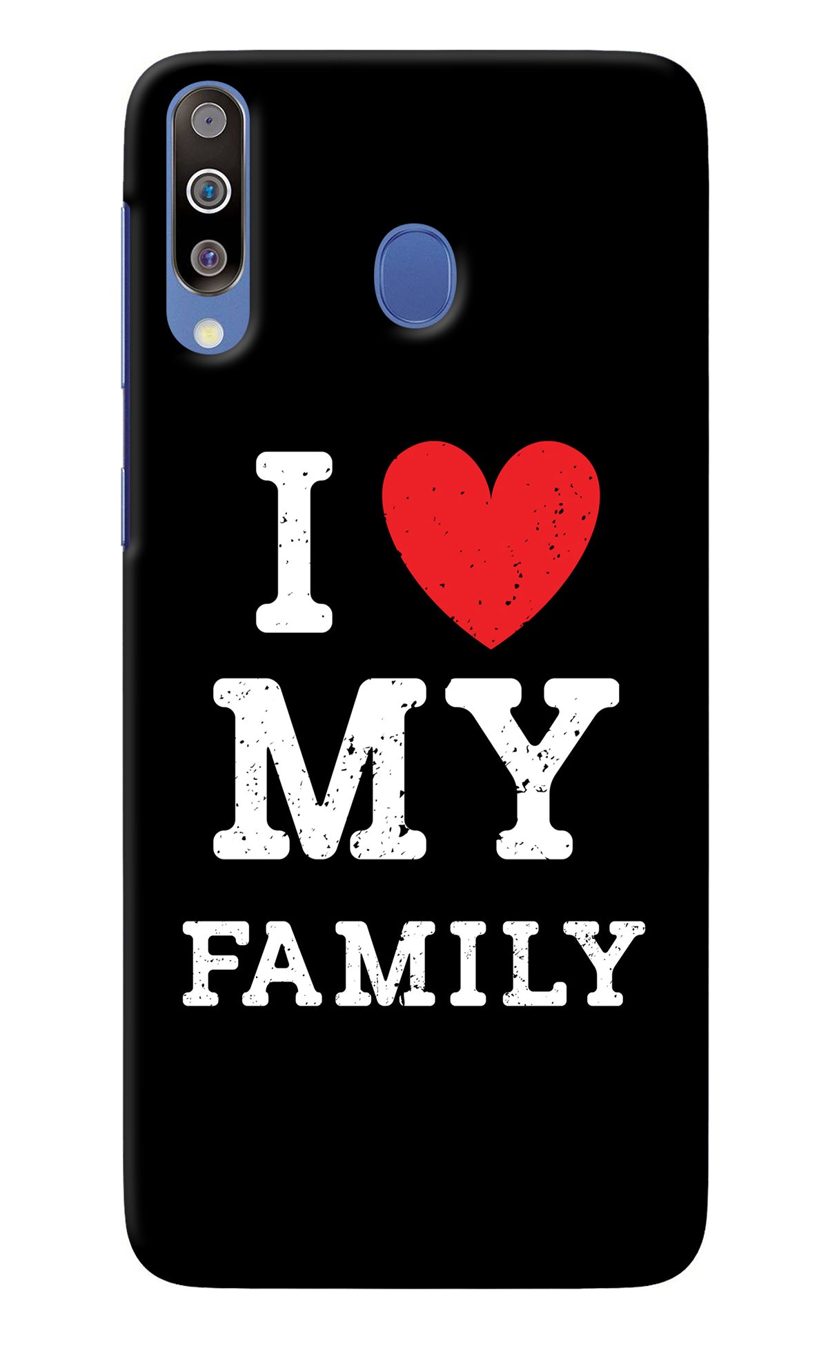 I Love My Family Samsung M30/A40s Back Cover