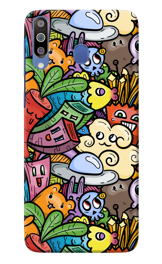 Veggie Doodle Samsung M30/A40s Back Cover