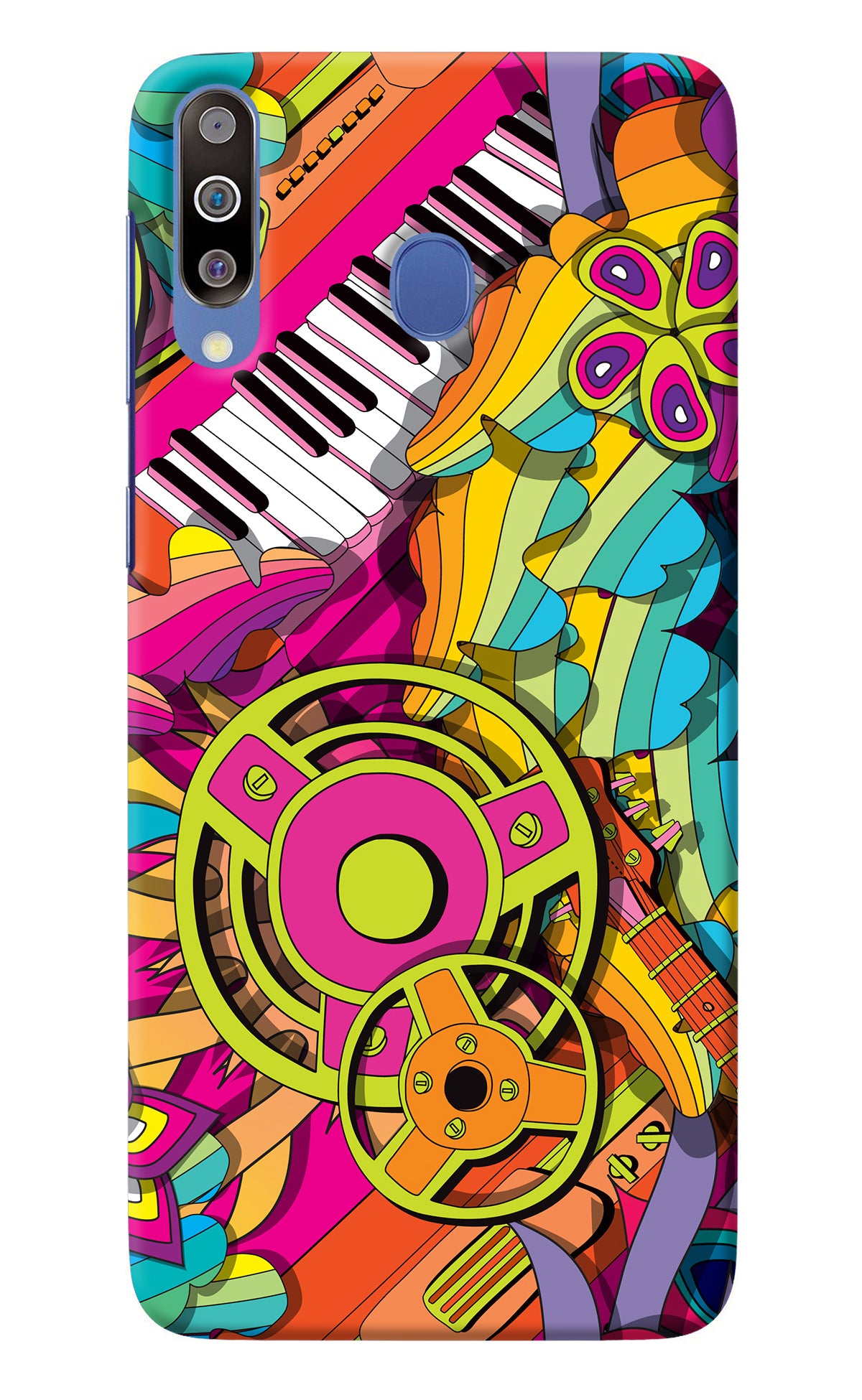 Music Doodle Samsung M30/A40s Back Cover