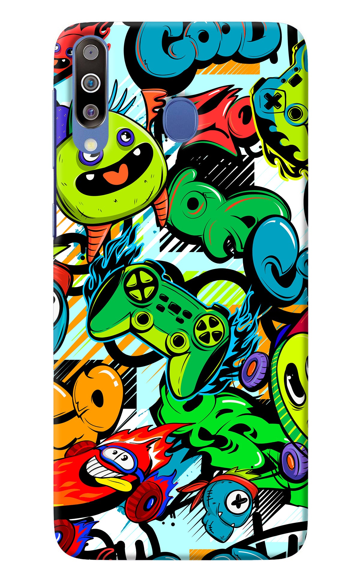 Game Doodle Samsung M30/A40s Back Cover
