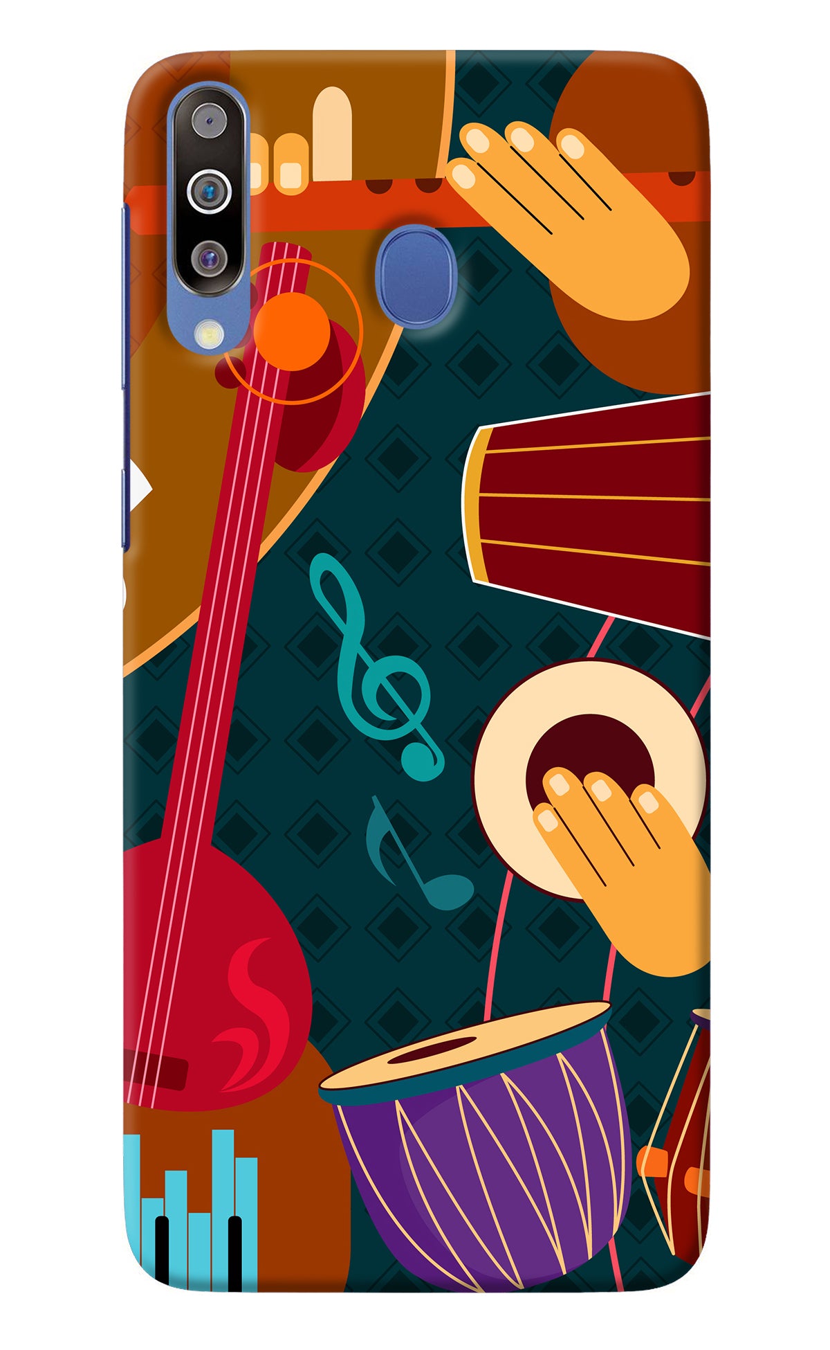 Music Instrument Samsung M30/A40s Back Cover