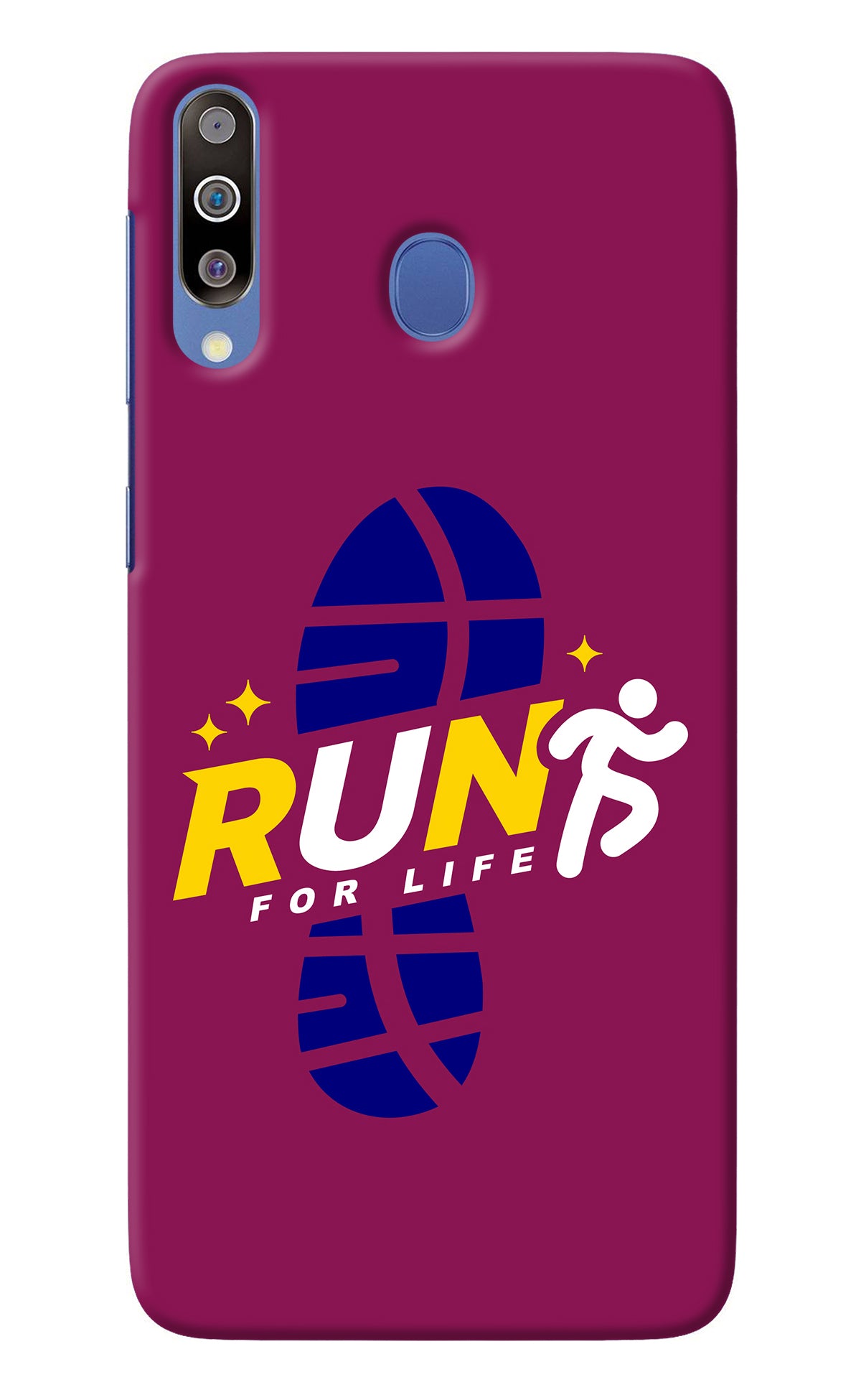Run for Life Samsung M30/A40s Back Cover