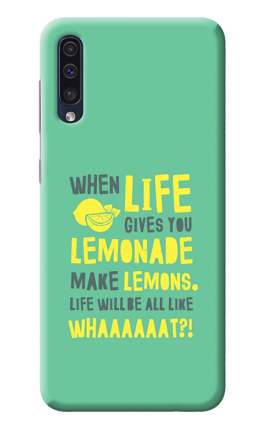 Quote Samsung A50/A50s/A30s Back Cover