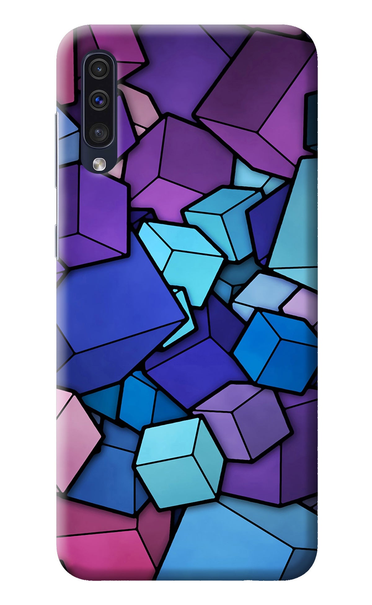 Cubic Abstract Samsung A50/A50s/A30s Back Cover