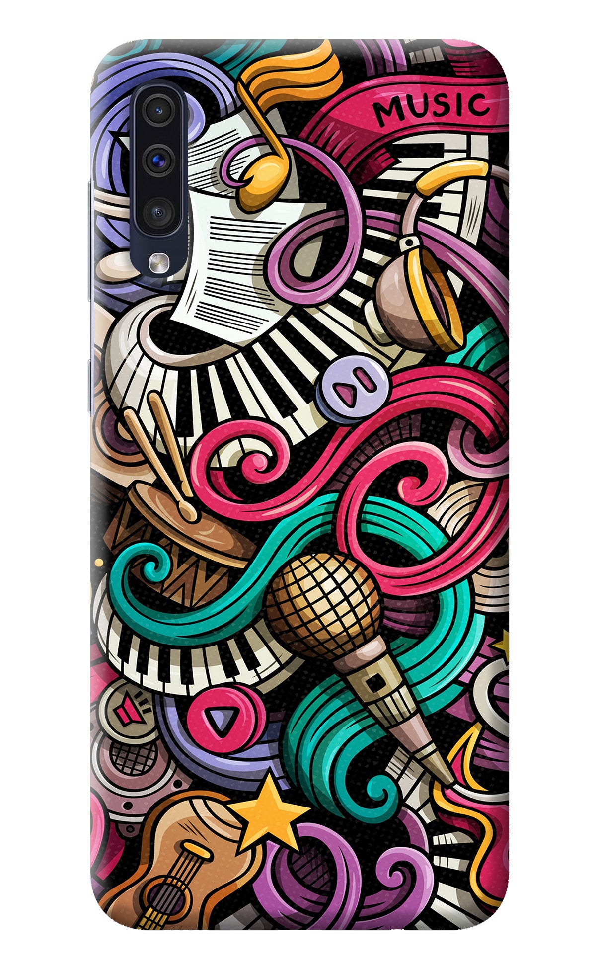 Music Abstract Samsung A50/A50s/A30s Back Cover