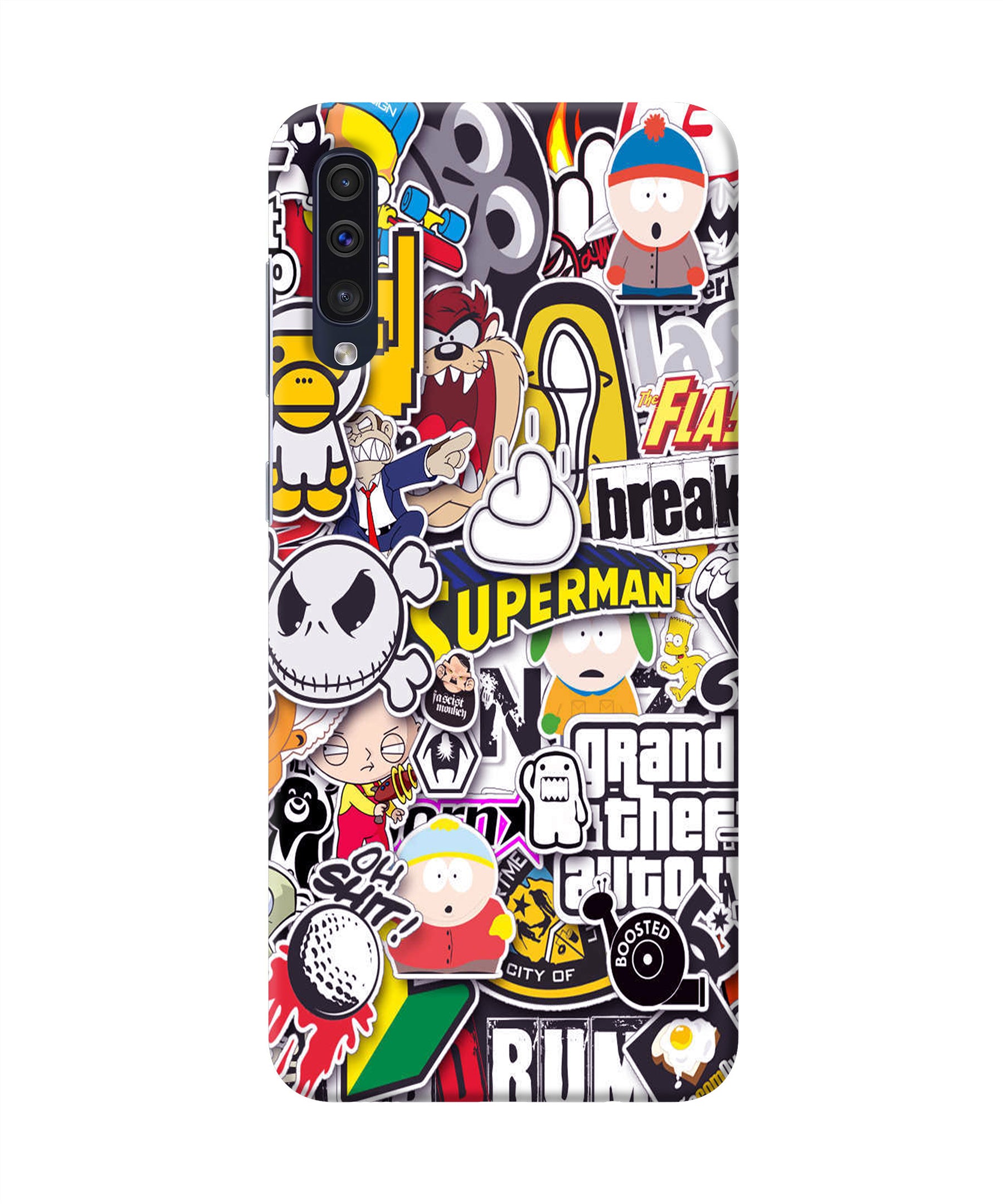 Sticker Bomb Samsung A50/A50s/A30s Back Cover