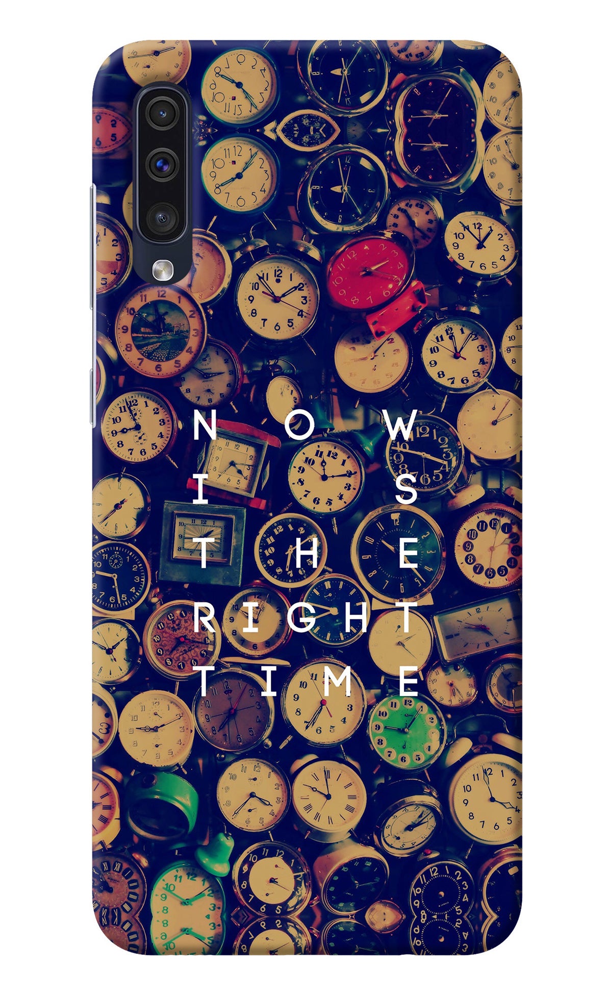 Now is the Right Time Quote Samsung A50/A50s/A30s Back Cover