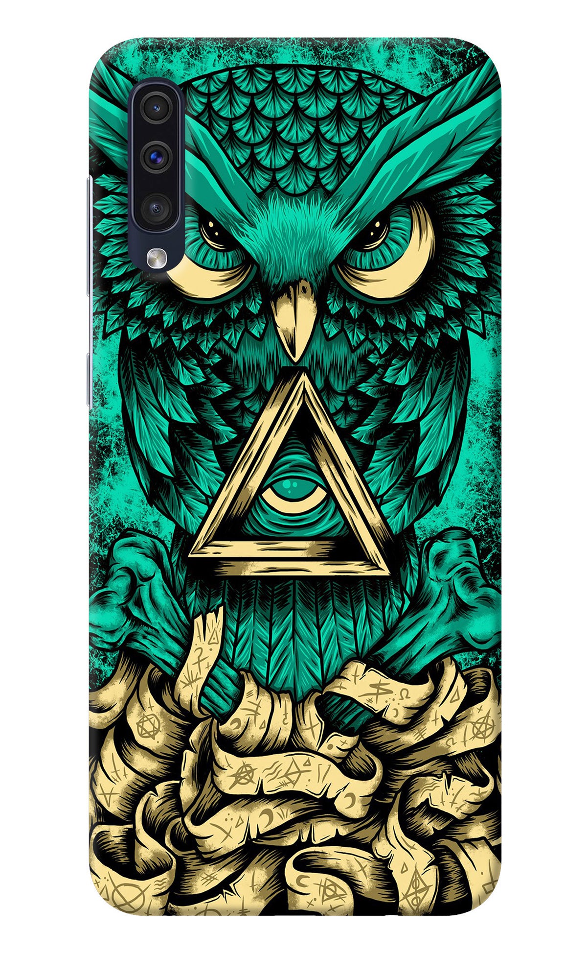 Green Owl Samsung A50/A50s/A30s Back Cover