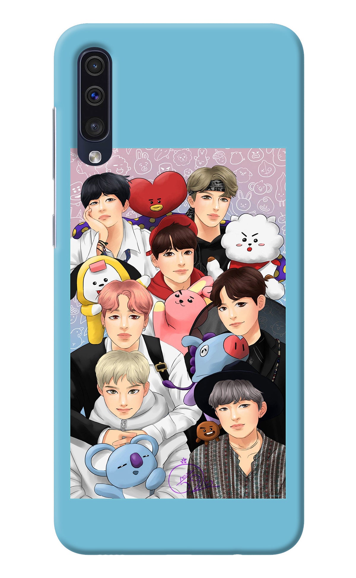 BTS with animals Samsung A50/A50s/A30s Back Cover