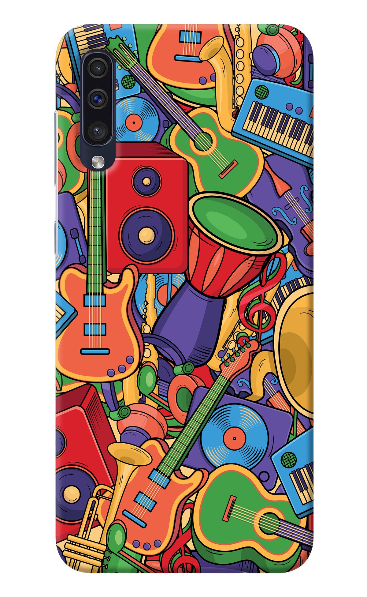 Music Instrument Doodle Samsung A50/A50s/A30s Back Cover