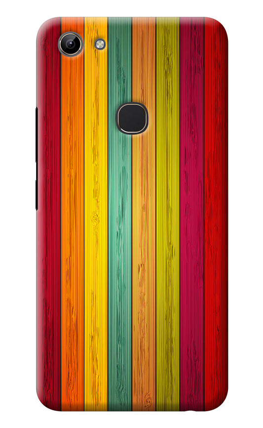 Multicolor Wooden Vivo Y81 Back Cover