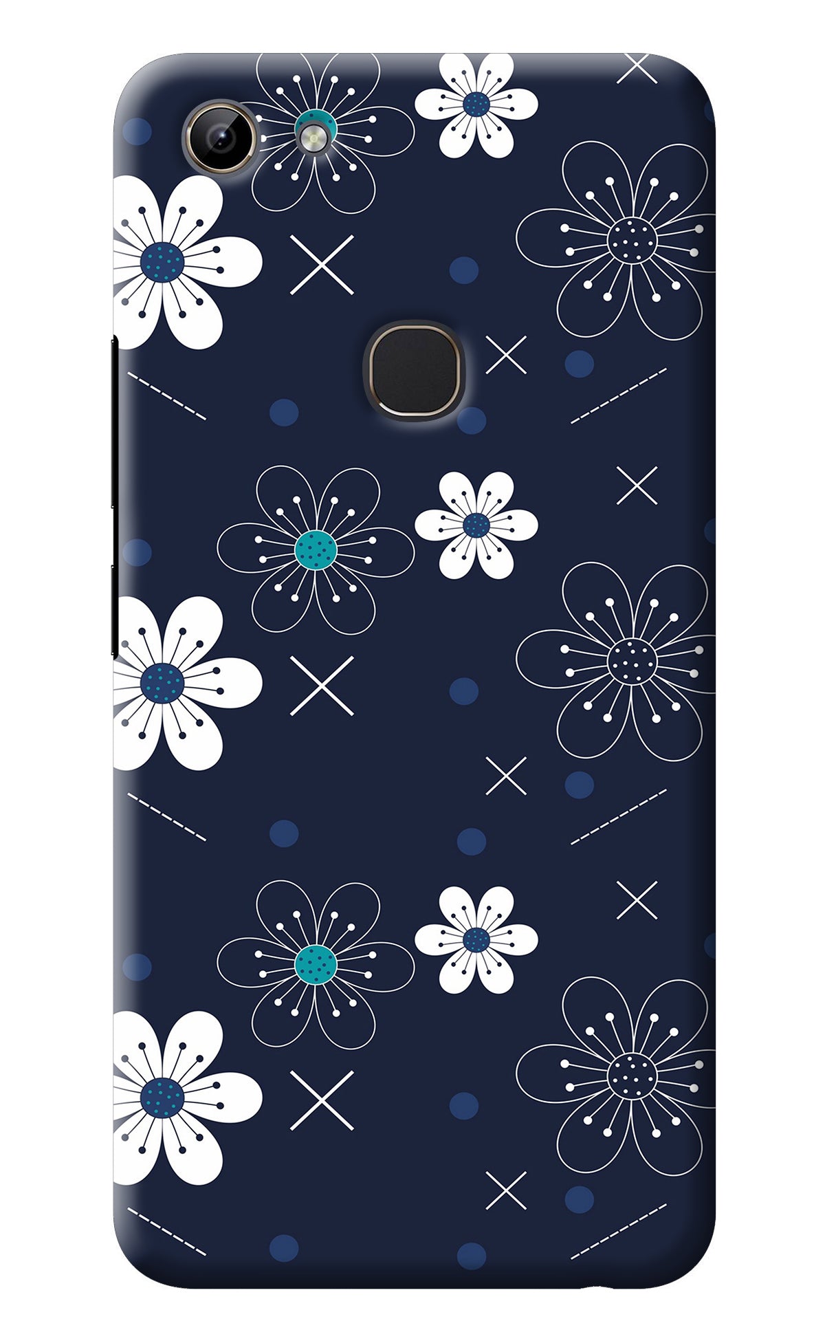 Flowers Vivo Y81 Back Cover