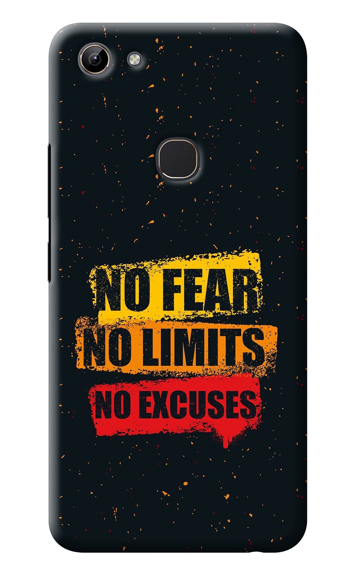 No Fear No Limits No Excuse Vivo Y81 Back Cover