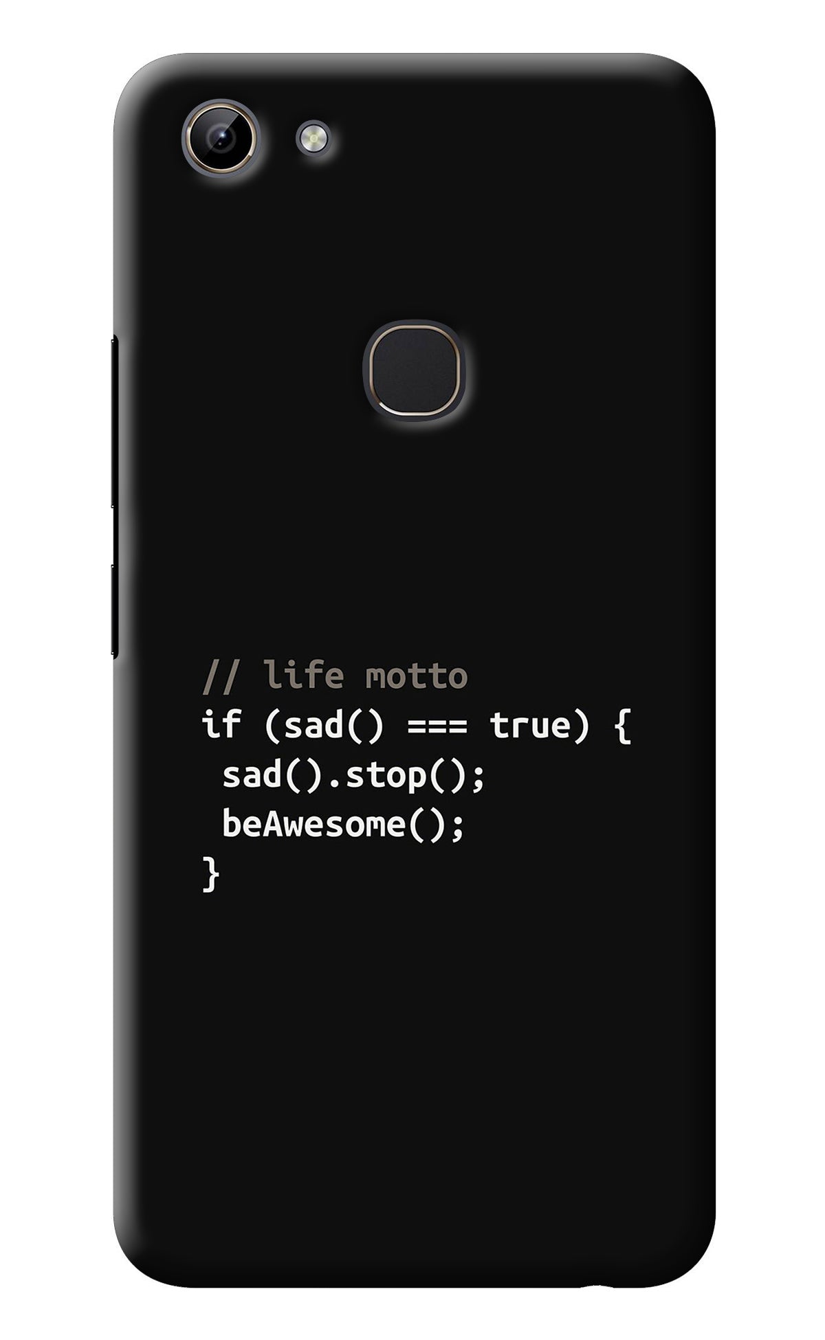 Life Motto Code Vivo Y81 Back Cover