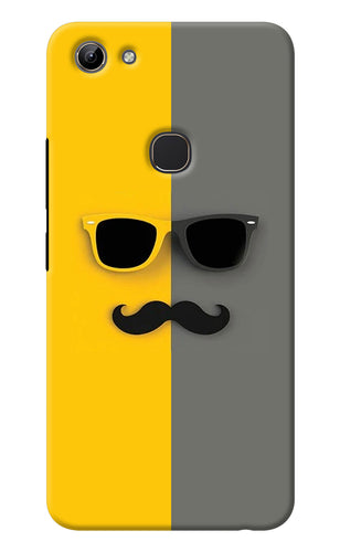 Sunglasses with Mustache Vivo Y81 Back Cover